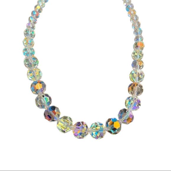 SWAROVSKI Swan Logo Large Crystal Clear Necklace - Picture 7 of 7